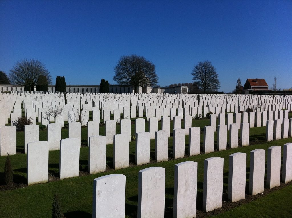 Visit cemeteries devoted to soldiers from both sides of the war