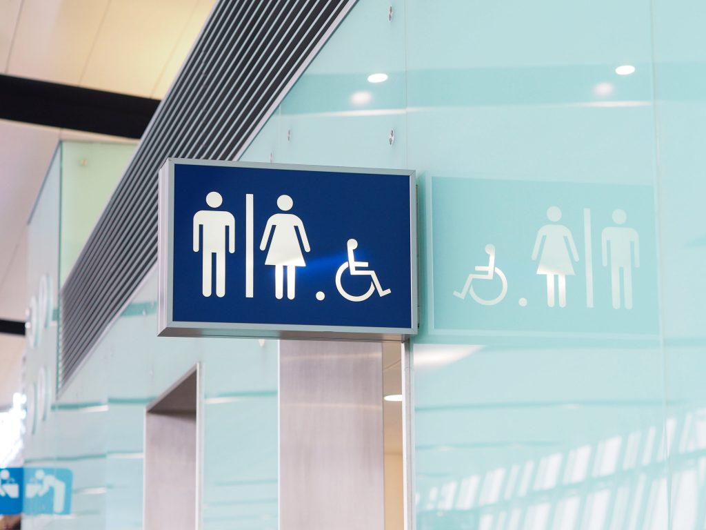 Accessible toilets can be used by those with hidden disabilities too