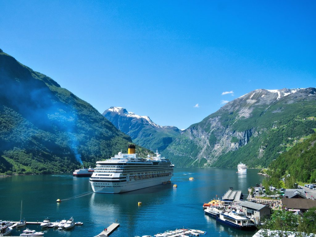A cruise in Norway provides some beautiful views