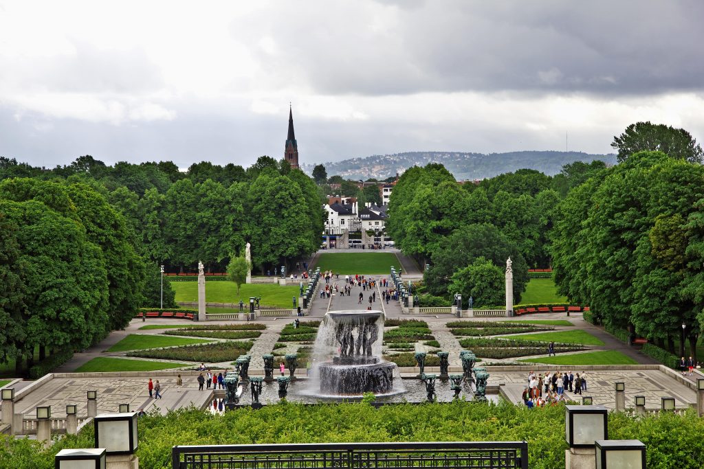 The Vigeland Sculpture Park in Norway 