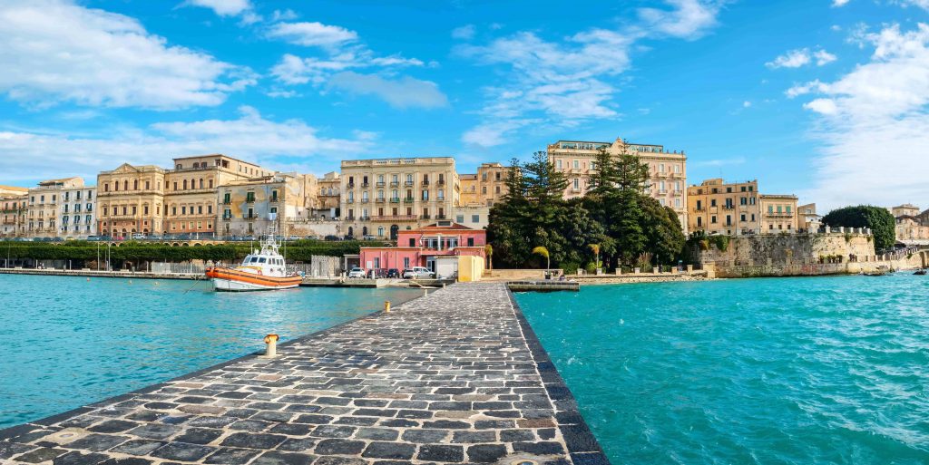 The island of Ortygia is surprisingly wheelchair accessible