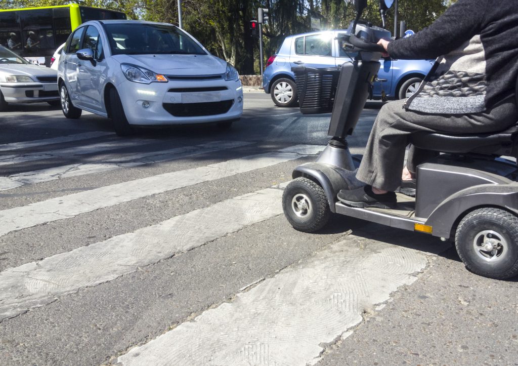 Which mobility scooters are okay to use on the road?